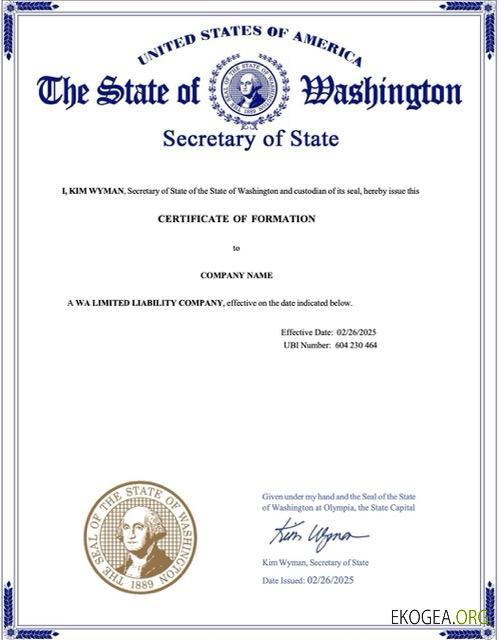 Modèle Word et PDF de certificat de formation américain